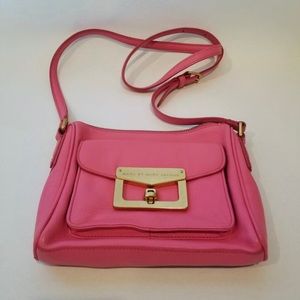 Marc by Marc Jacobs Bright Pink Leather Cross Body